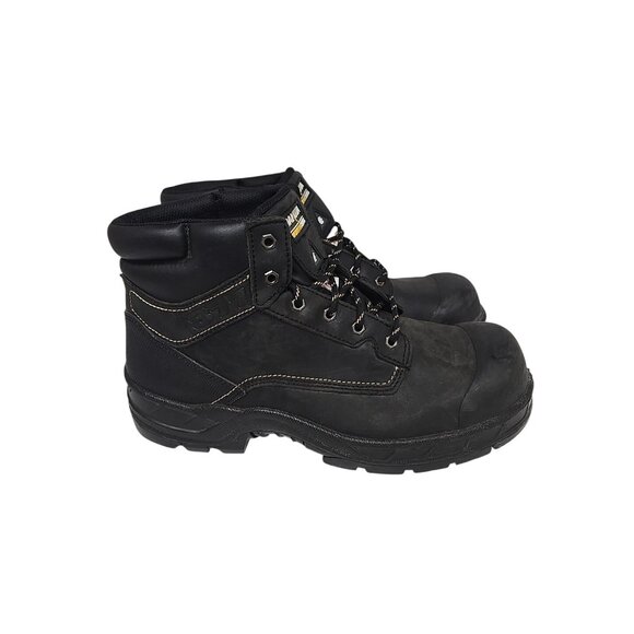Dakota Men\'s 6\'\' 877 Steel Toe Steel Plate Work Boots Black Leather Size 13M main image 6